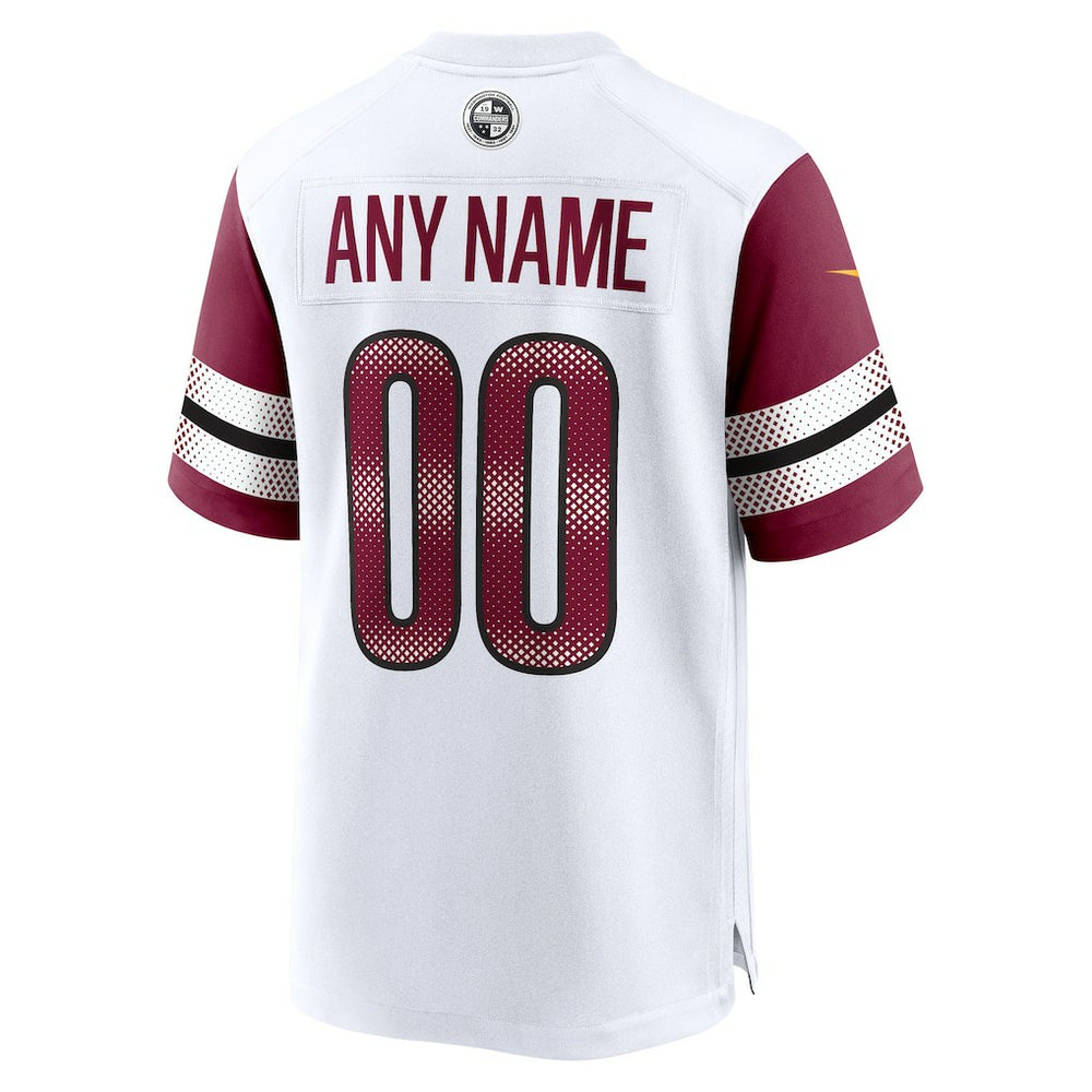 Washington Commanders Game Custom Player Jersey - White - Nike
