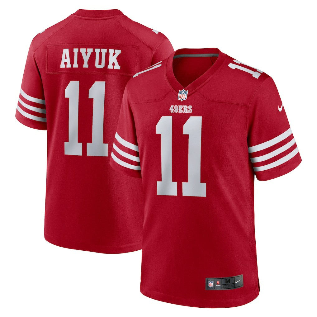Brandon Aiyuk San Francisco 49ers Team Player Game Jersey - Scarlet - Nike