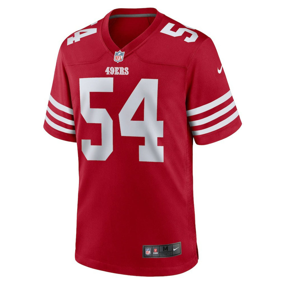Fred Warner San Francisco 49ers Player Game Jersey - Scarlet - Nike