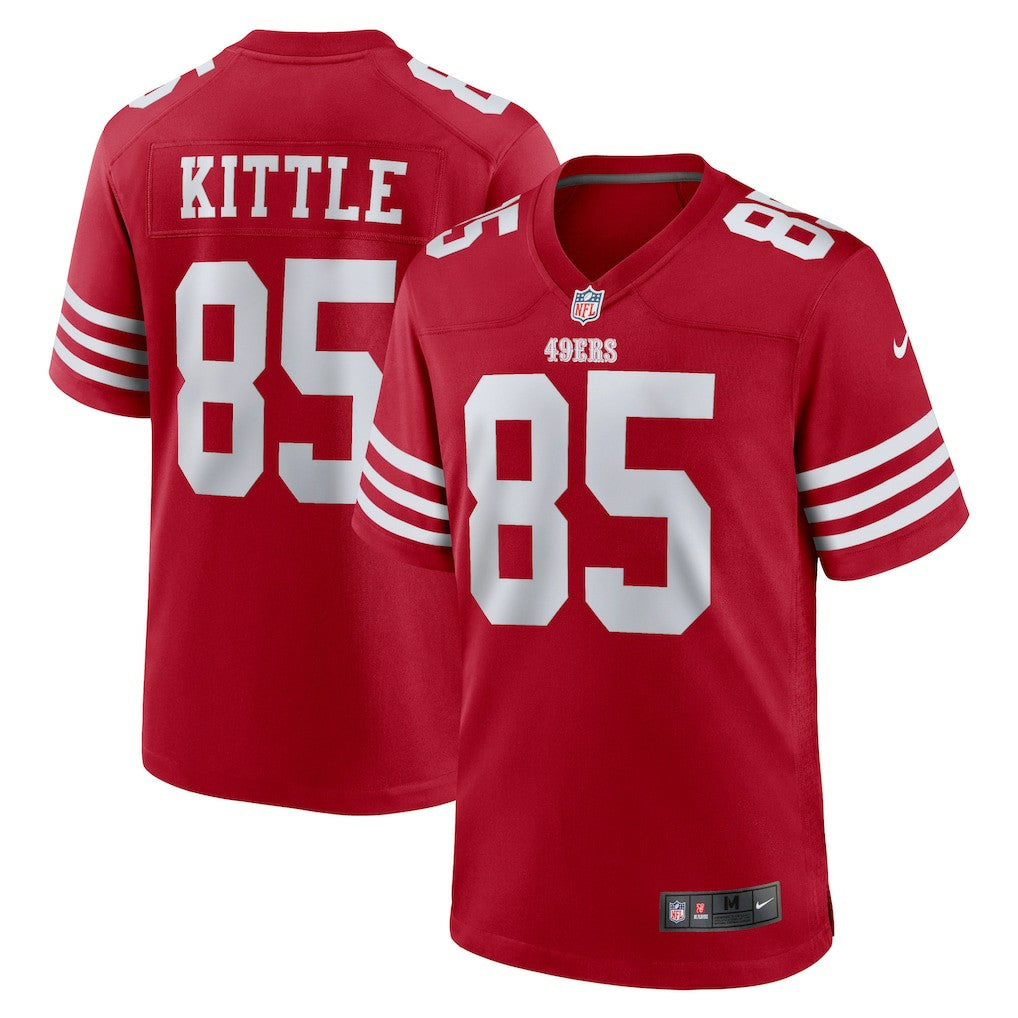George Kittle San Francisco 49ers Player Game Jersey - Scarlet - Nike