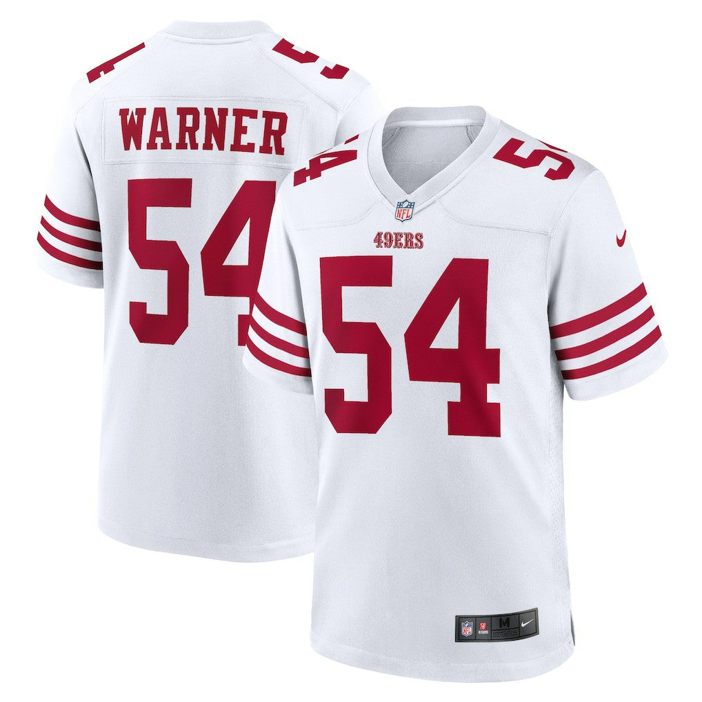 Fred Warner San Francisco 49ers Player Game Jersey - White - Nike