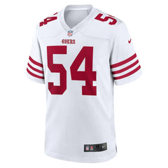Fred Warner San Francisco 49ers Player Game Jersey - White - Nike