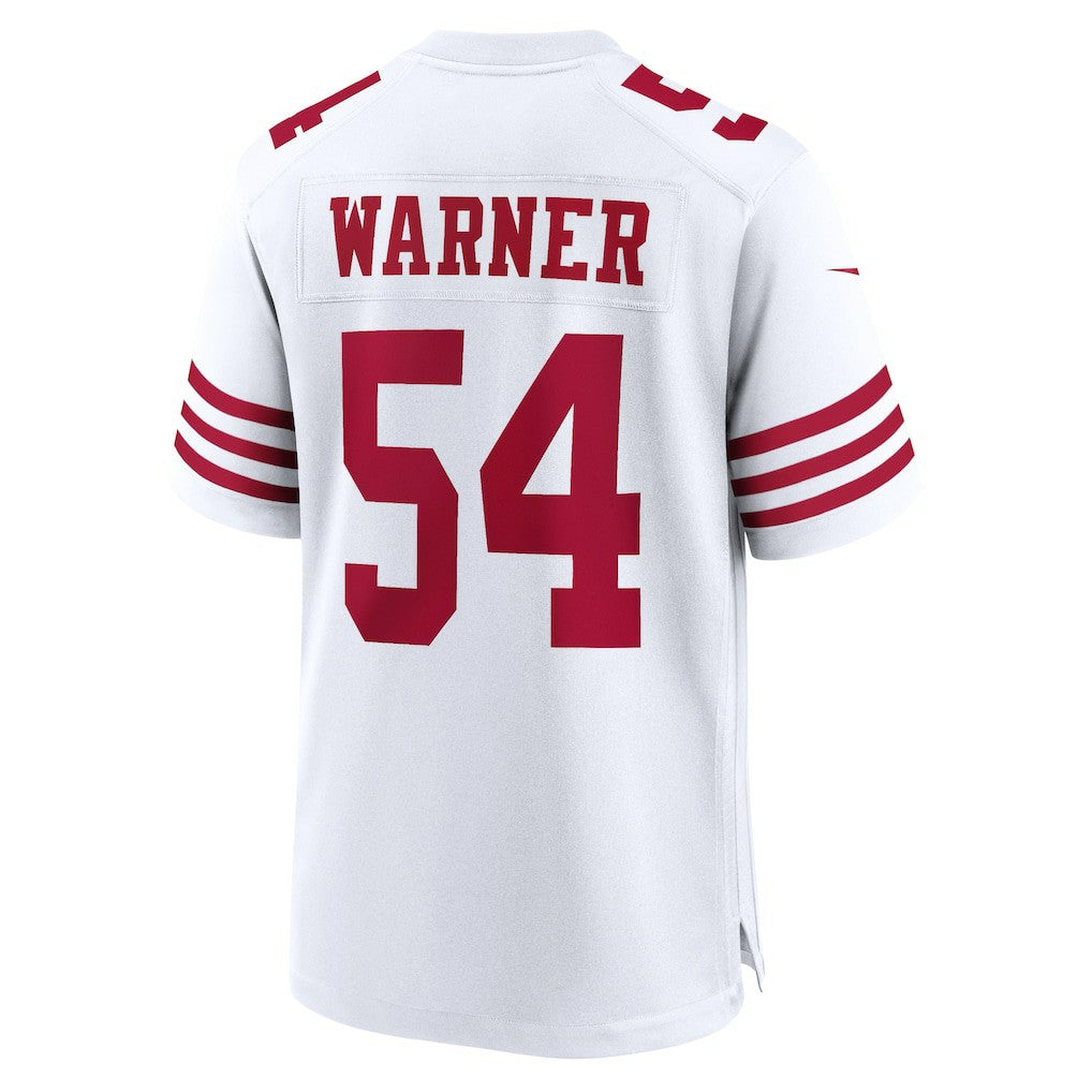 Fred Warner San Francisco 49ers Player Game Jersey - White - Nike