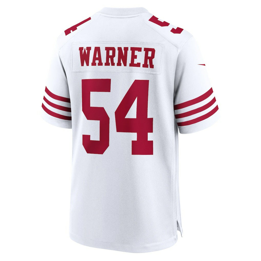 Fred Warner San Francisco 49ers Player Game Jersey - White - Nike