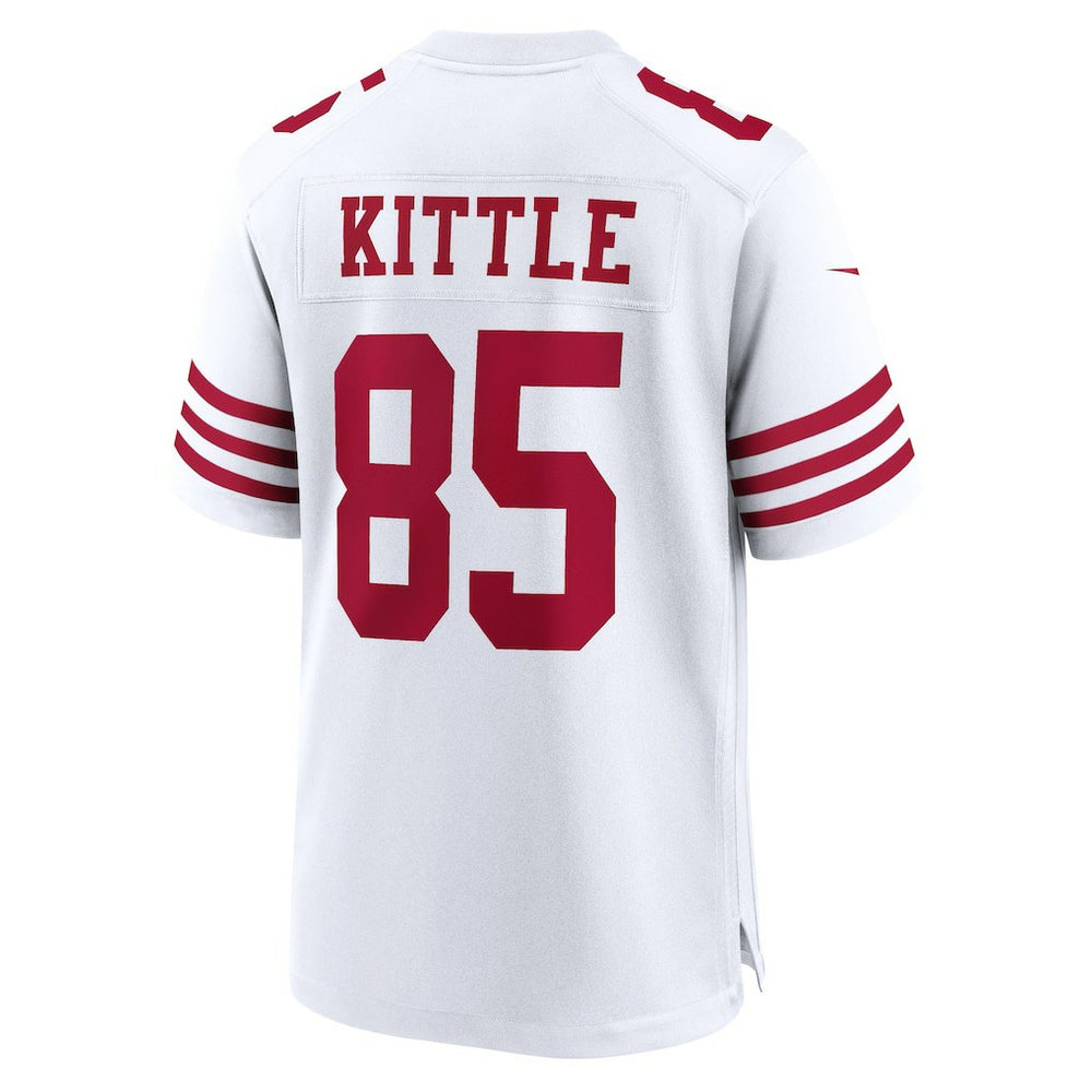 George Kittle San Francisco 49ers Player Game Jersey - White - Nike
