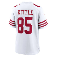 George Kittle San Francisco 49ers Player Game Jersey - White - Nike