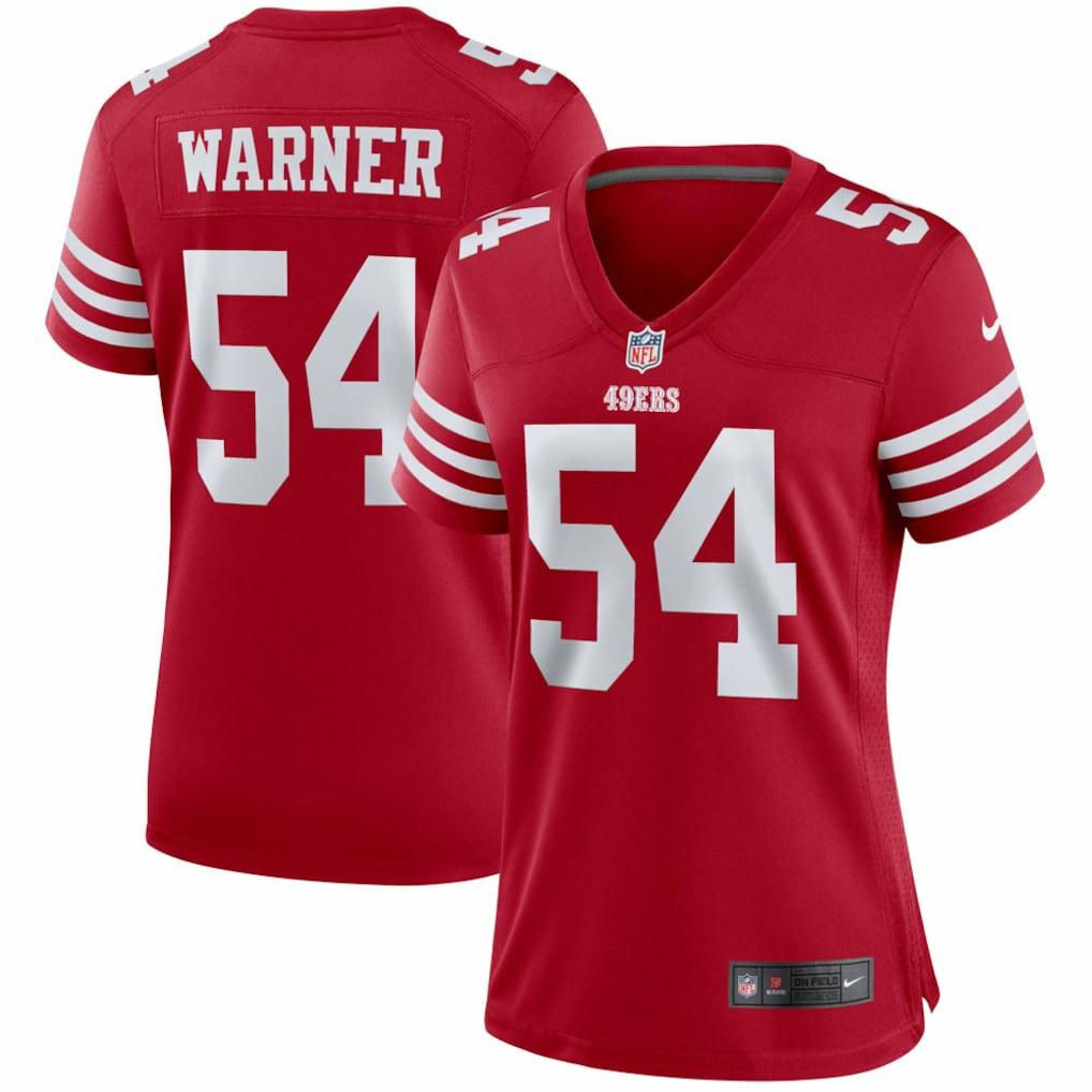 Fred Warner San Francisco 49ers Women's Player Jersey - Scarlet - Nike