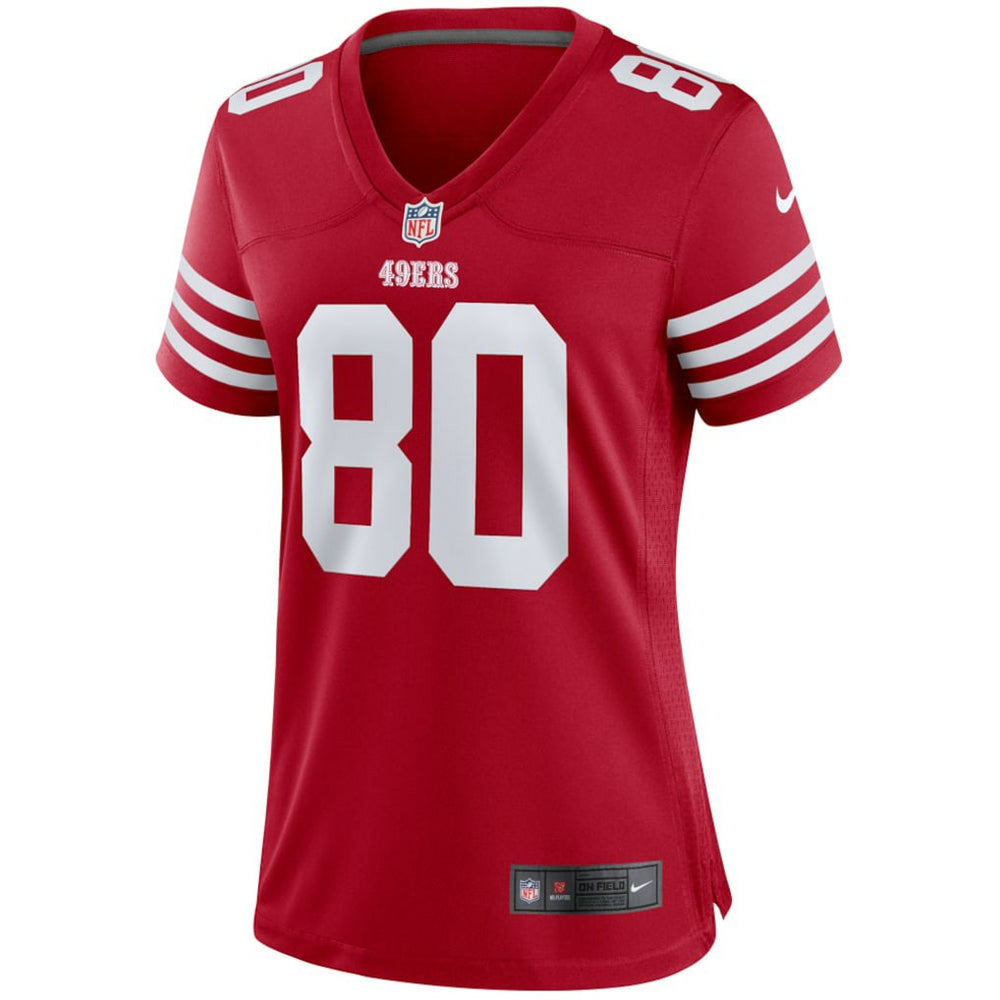 Jerry Rice San Francisco 49ers Women's Retired Player Game Jersey - Scarlet - Nike