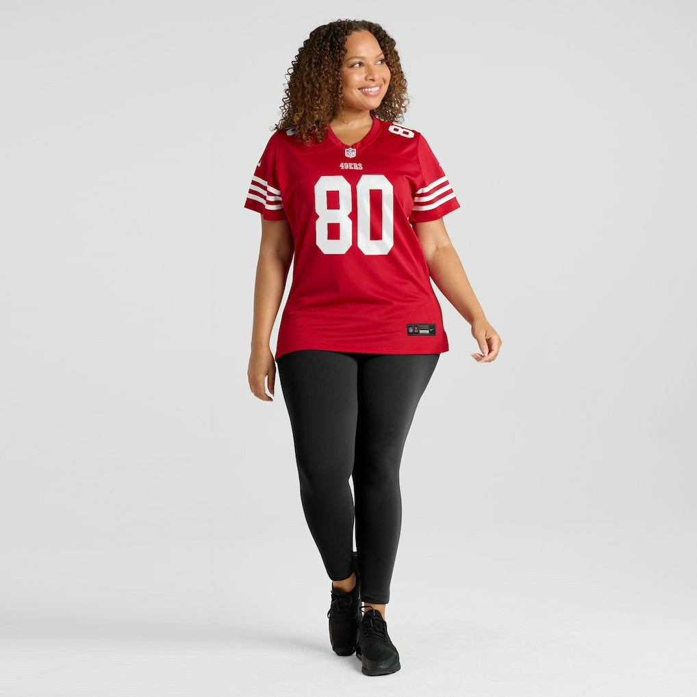 Jerry Rice San Francisco 49ers Women's Retired Player Game Jersey - Scarlet - Nike
