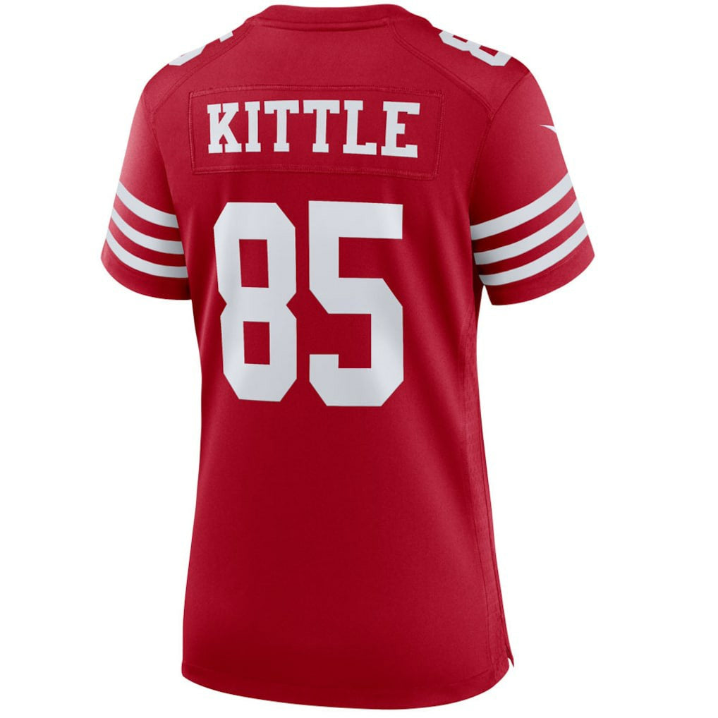 George Kittle San Francisco 49ers Women's Player Jersey - Scarlet - Nike