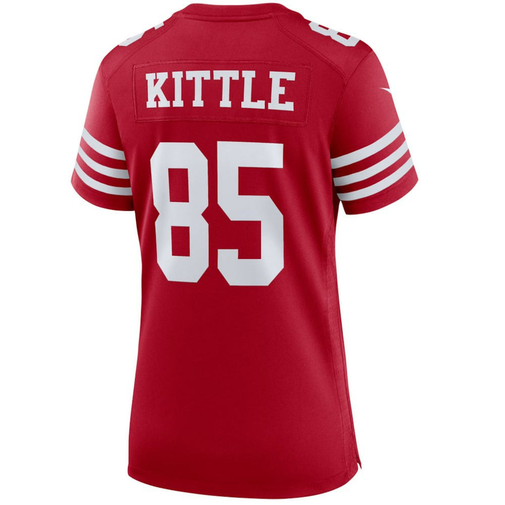George Kittle San Francisco 49ers Women's Player Jersey - Scarlet - Nike