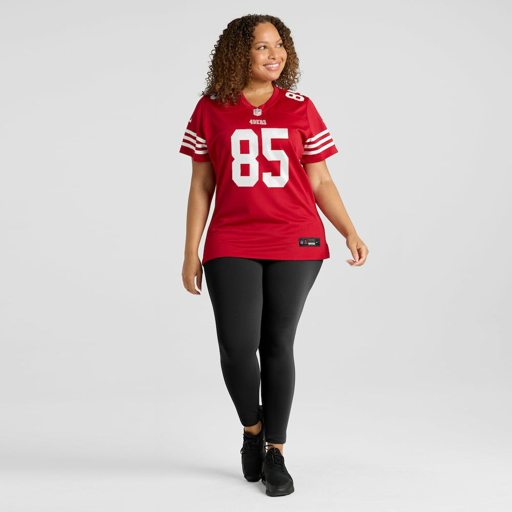 George Kittle San Francisco 49ers Women's Player Jersey - Scarlet - Nike