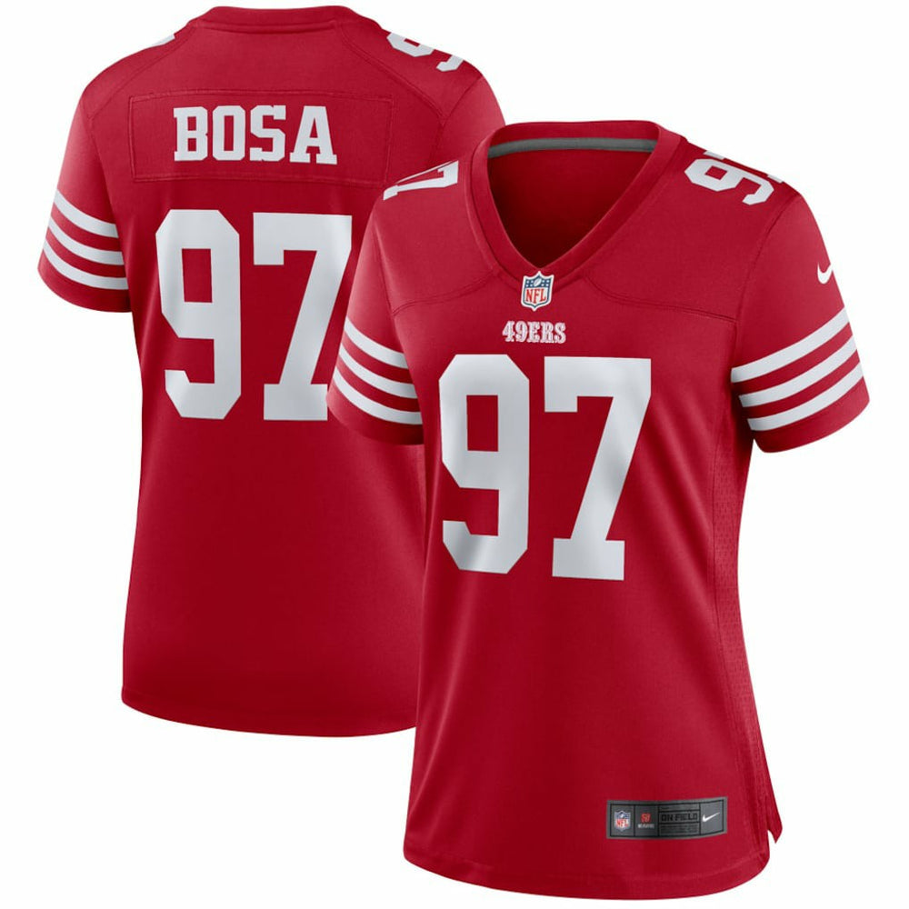 Nick Bosa San Francisco 49ers Women's Player Jersey - Scarlet - Nike