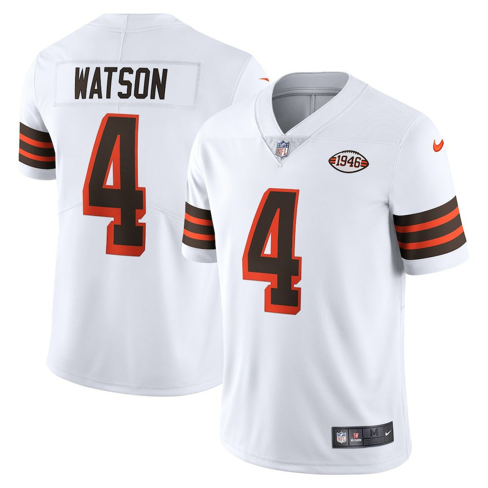 Deshaun Watson Cleveland Browns 2021 Alternate Vapor Limited Jersey - White - Nike
