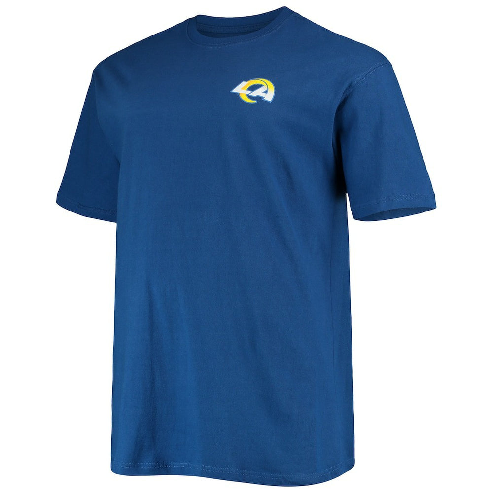 Los Angeles Rams Big & Tall #1 Dad 2-Hit T-Shirt - Royal - Fanatics
