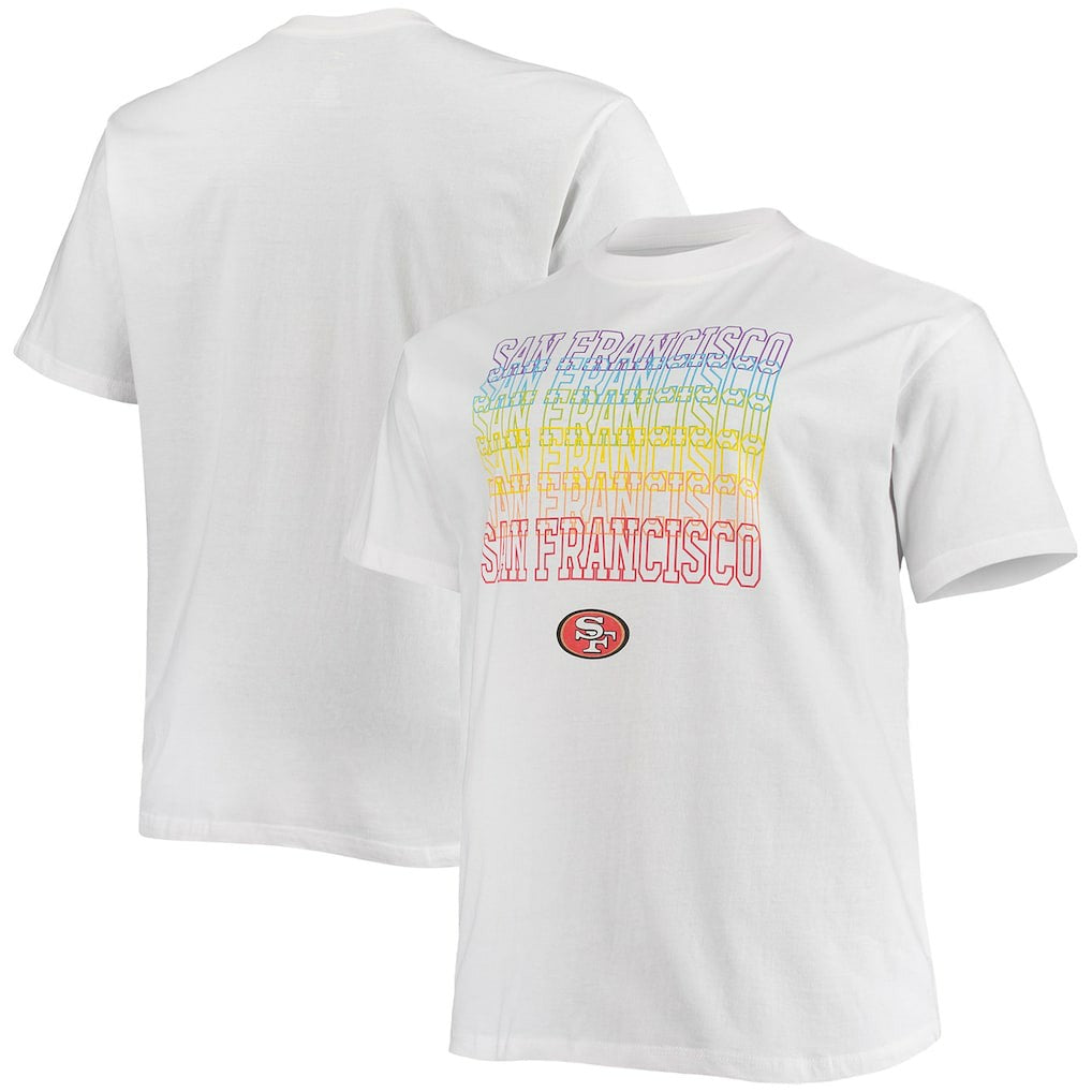 San Francisco 49ers Big & Tall City Pride T-Shirt - White - Fanatics
