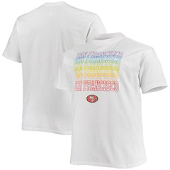 San Francisco 49ers Big & Tall City Pride T-Shirt - White - Fanatics