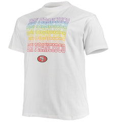 San Francisco 49ers Big & Tall City Pride T-Shirt - White - Fanatics