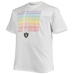 Las Vegas Raiders Big & Tall City Pride T-Shirt - White - Fanatics