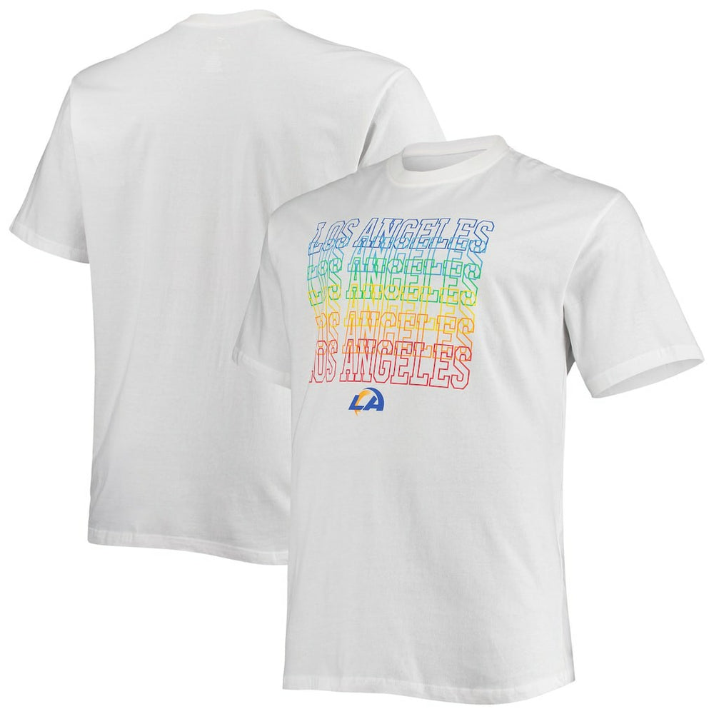 Los Angeles Rams Big & Tall City Pride T-Shirt - White - Fanatics