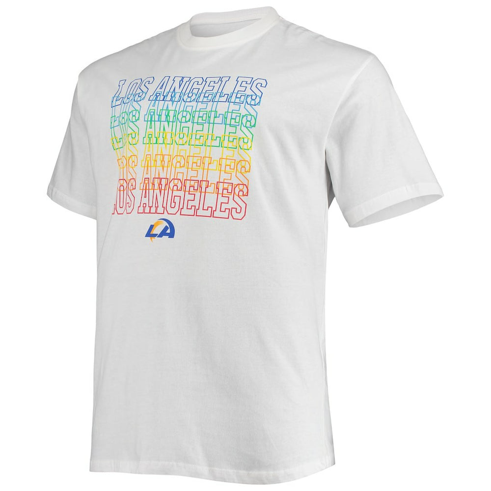 Los Angeles Rams Big & Tall City Pride T-Shirt - White - Fanatics