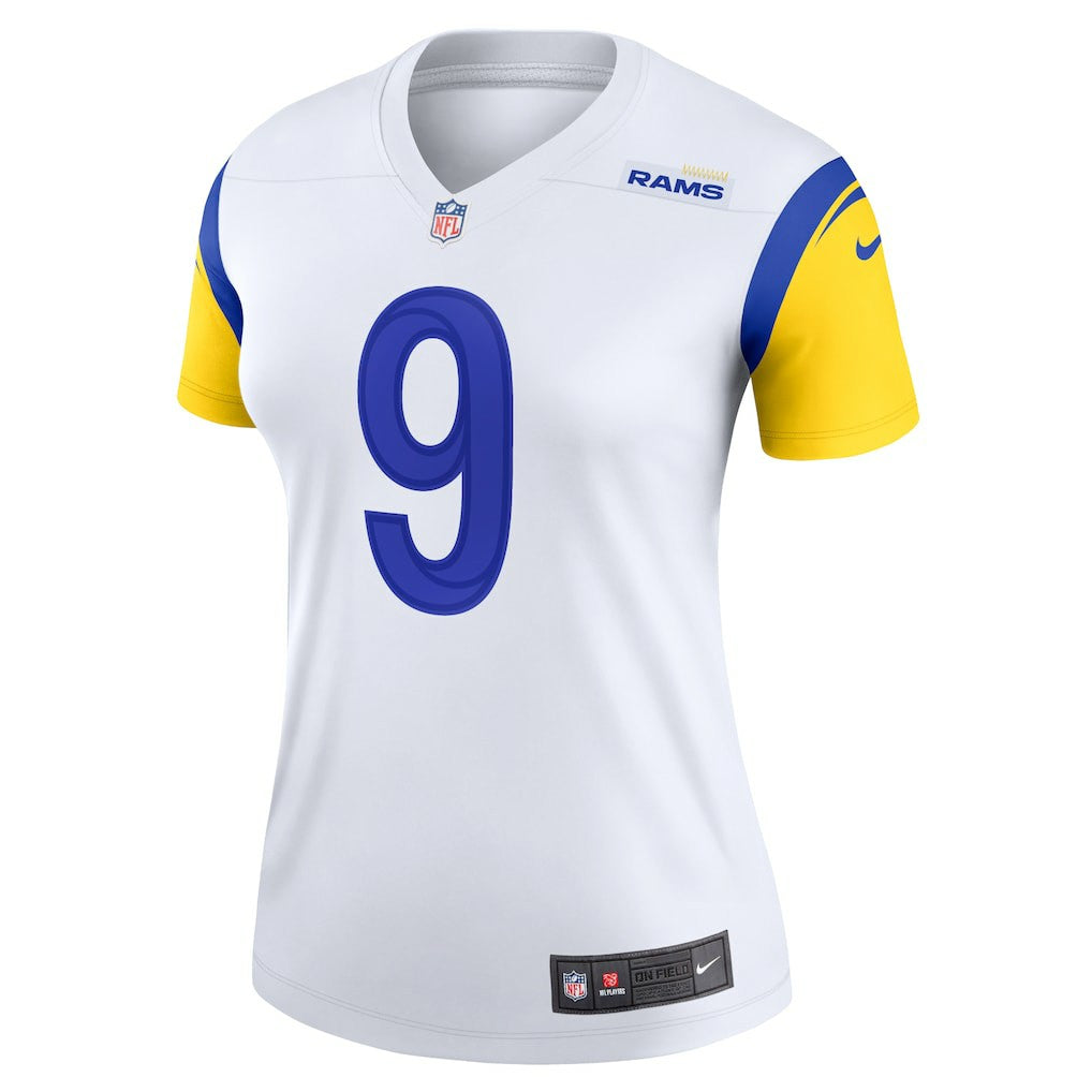 Matthew Stafford Los Angeles Rams Women's Alternate Legend Player Performance Top - White - Nike