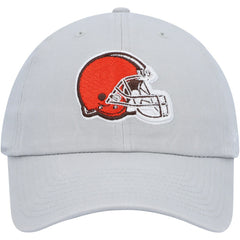 Cleveland Browns '47 Team Clean Up Adjustable Hat - Gray - 47 brand