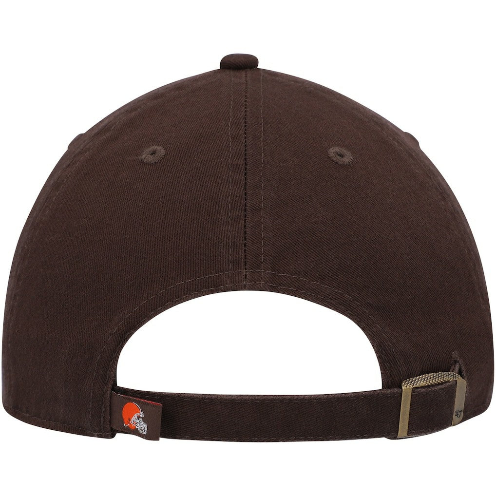 Cleveland Browns '47 Youth Team Logo Clean Up Adjustable Hat - Brown - 47 brand