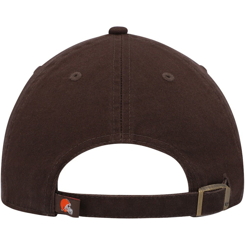 Cleveland Browns '47 Youth Team Logo Clean Up Adjustable Hat - Brown - 47 brand