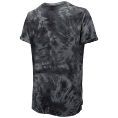 Chicago Blackhawks Majestic Threads Women's Boyfriend Tie-Dye Tri-Blend T-Shirt - Black | NHL on sale