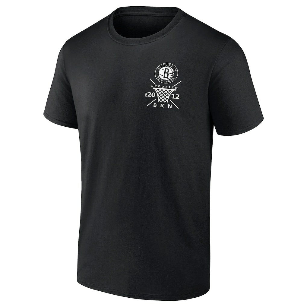 Fanatics Brooklyn Nets Court Street Collective T-Shirt Black