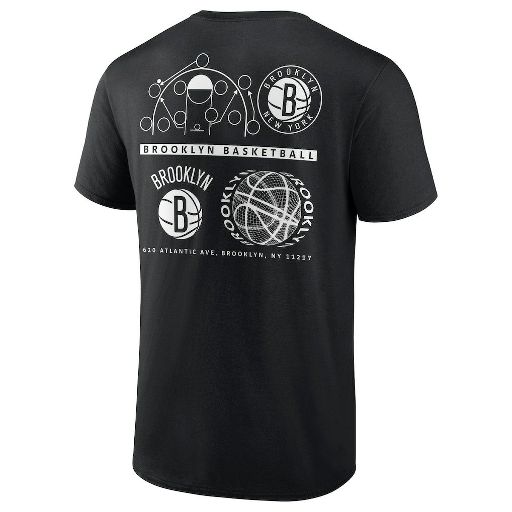 Fanatics Brooklyn Nets Court Street Collective T-Shirt Black