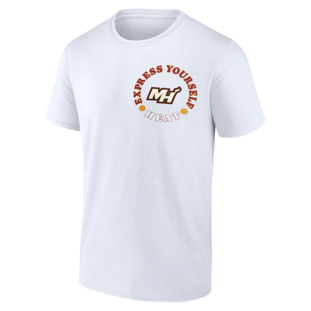 Fanatics Miami Heat Street Collective T-Shirt White