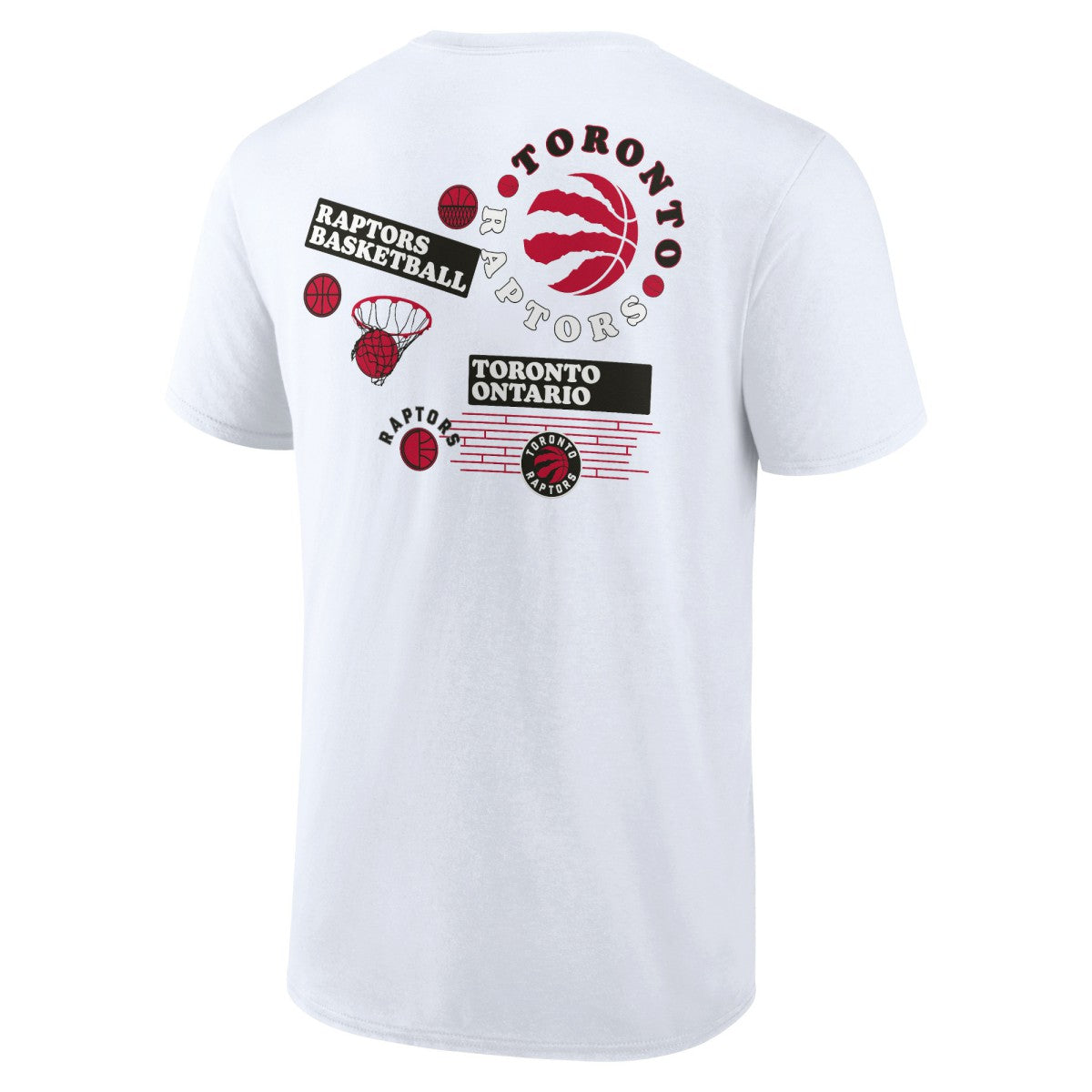 Fanatics Toronto Raptors Street Collective T-Shirt White