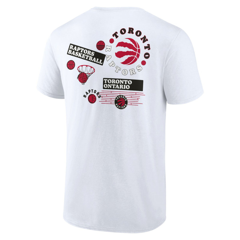 Fanatics Toronto Raptors Street Collective T-Shirt White