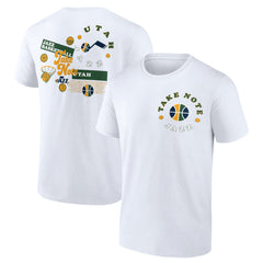 Fanatics Utah Jazz Street Collective T-Shirt White
