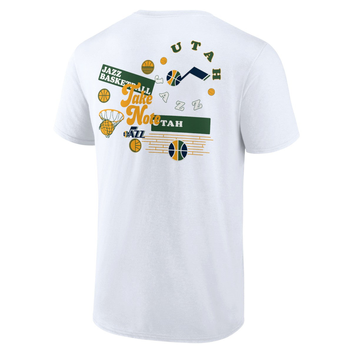 Fanatics Utah Jazz Street Collective T-Shirt White