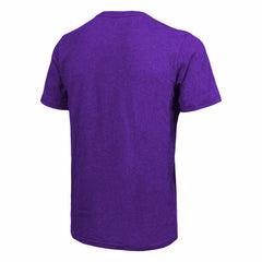Los Angeles Lakers Majestic Threads Ball Hog Logo Tri-Blend T-Shirt Heathered Purple