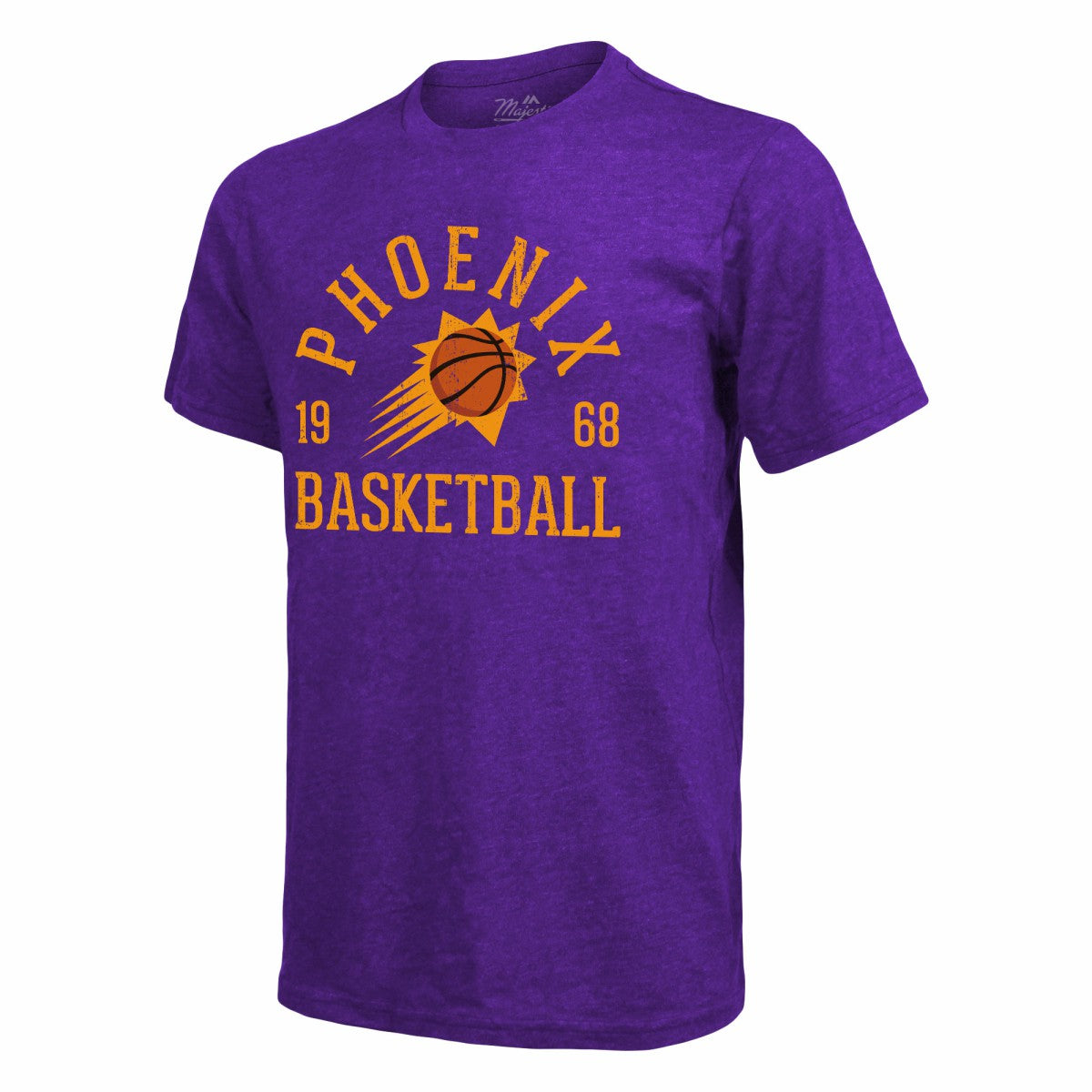 Phoenix Suns Majestic Threads Ball Hog Tri-Blend T-Shirt Heathered Purple