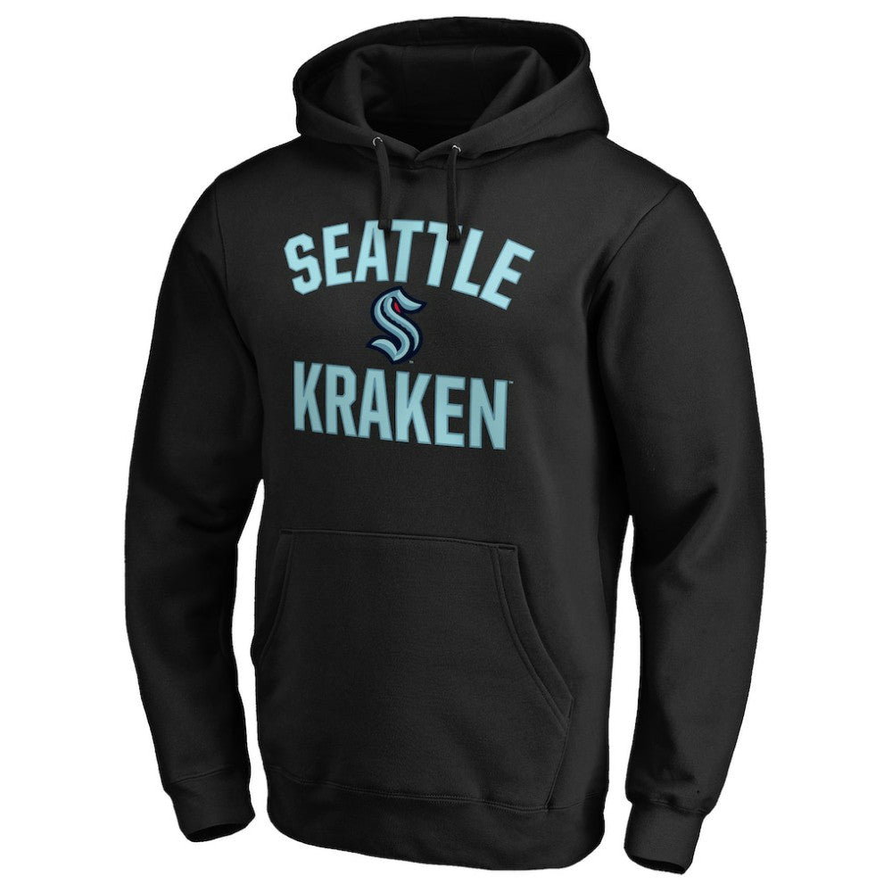 Seattle Kraken Fanatics Big & Tall Victory Arch Pullover Hoodie - Black | Fanatics sale