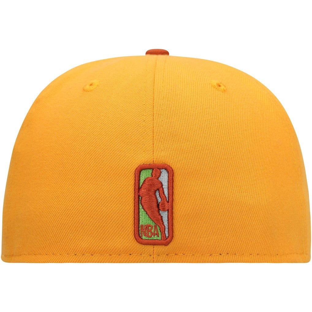 New Era Philadelphia 76ers 59FIFTY Fitted Hat Gold/Rust
