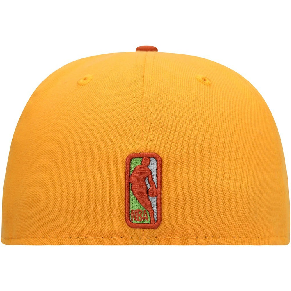 New Era Philadelphia 76ers 59FIFTY Fitted Hat Gold/Rust