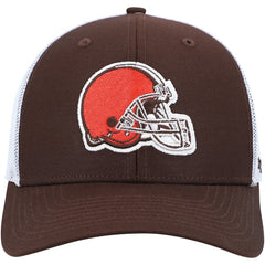 Cleveland Browns '47 Trophy Trucker Flex Hat - Brown/White - 47 brand