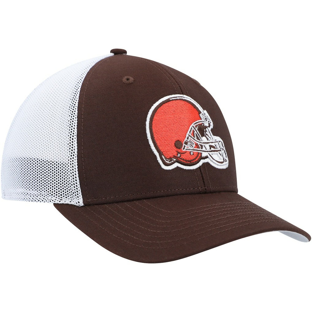 Cleveland Browns '47 Trophy Trucker Flex Hat - Brown/White - 47 brand