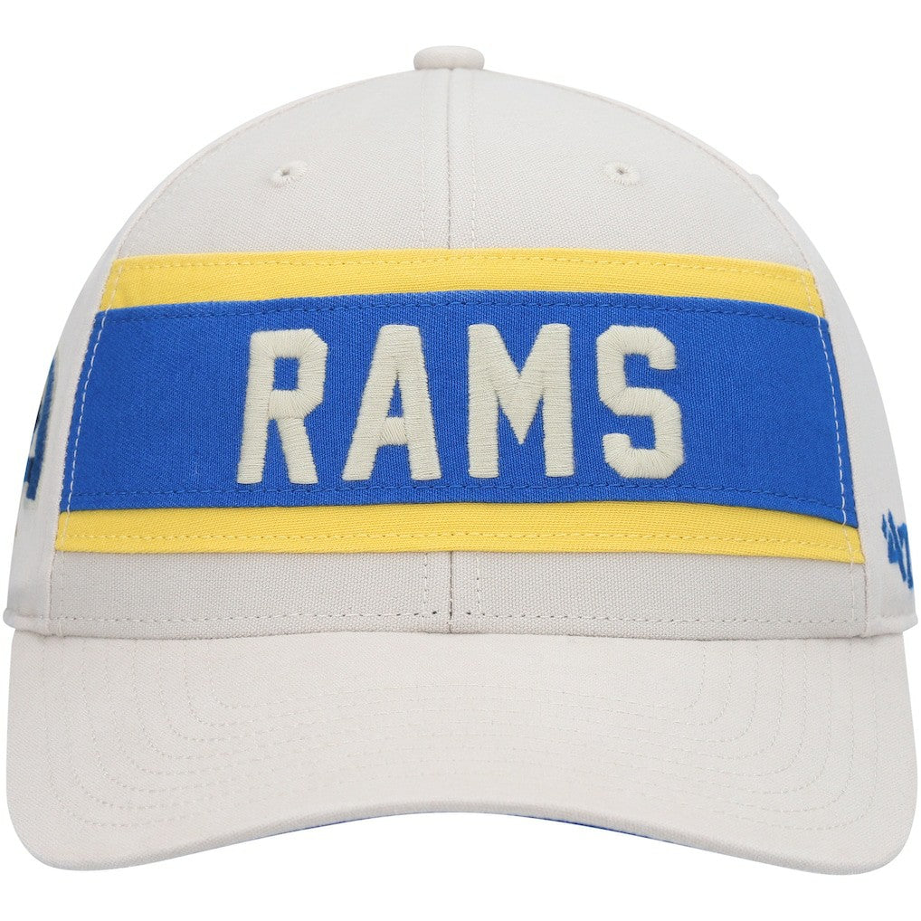 Los Angeles Rams '47 Crossroad MVP Adjustable Hat - Cream - 47 brand