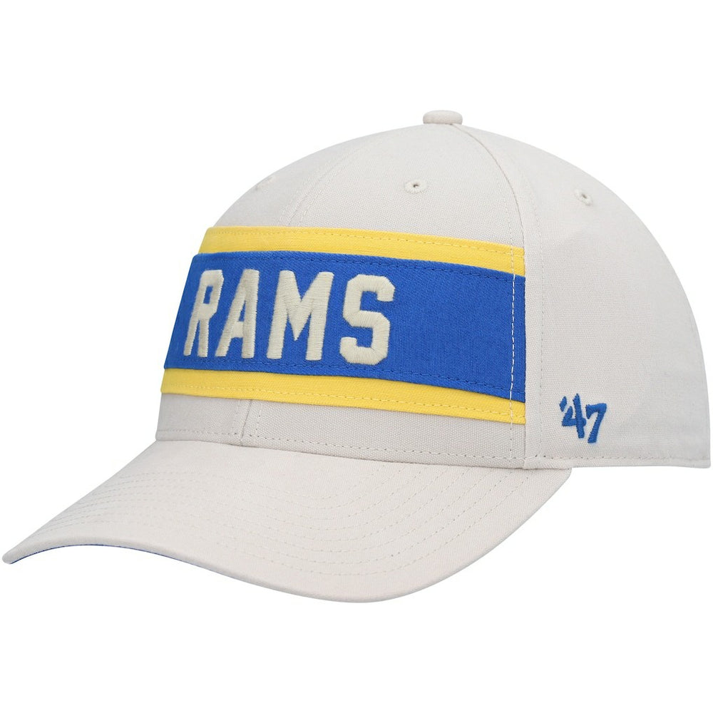 Los Angeles Rams '47 Crossroad MVP Adjustable Hat - Cream - 47 brand