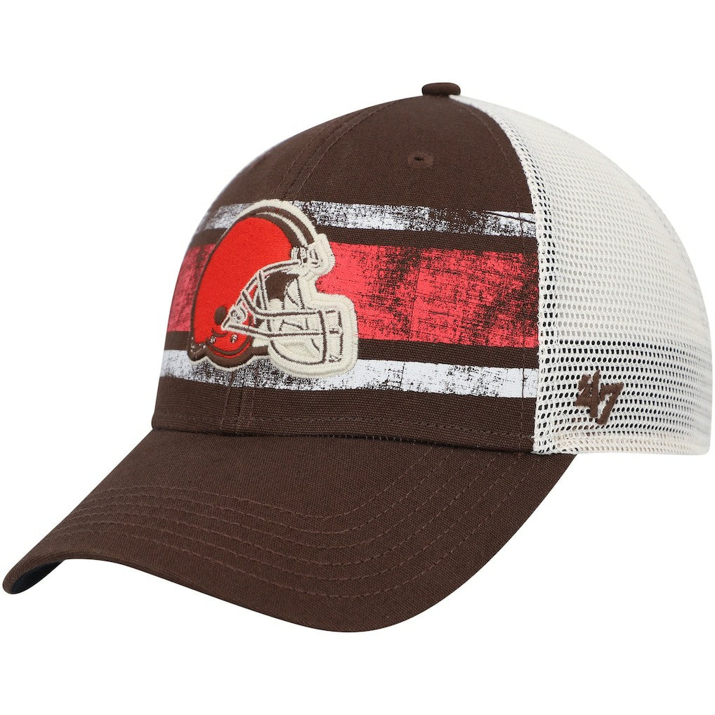 Cleveland Browns '47 Interlude MVP Trucker Snapback Hat - Brown/White - 47 brand
