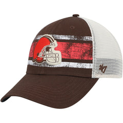 Cleveland Browns '47 Interlude MVP Trucker Snapback Hat - Brown/White - 47 brand