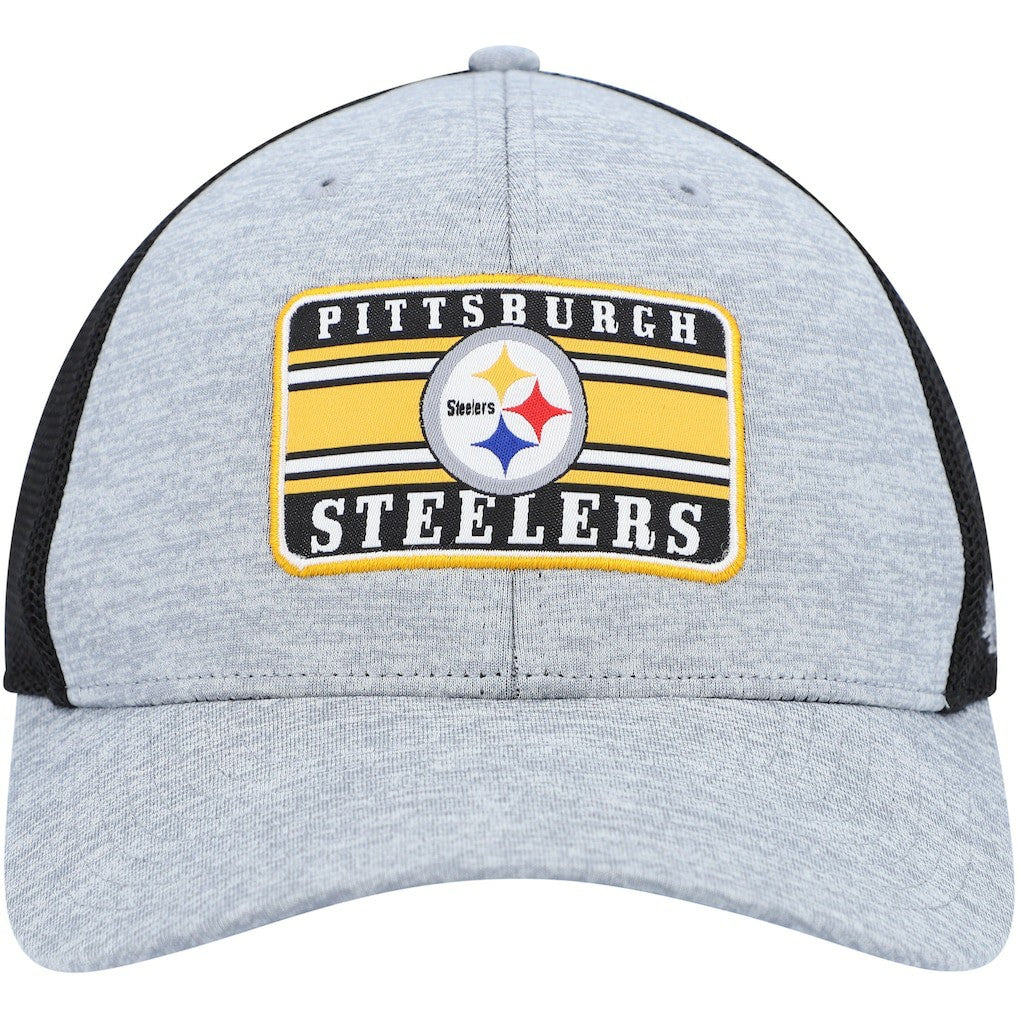 Pittsburgh Steelers '47 Motivator Flex Hat - Heathered Gray/Black - 47 brand