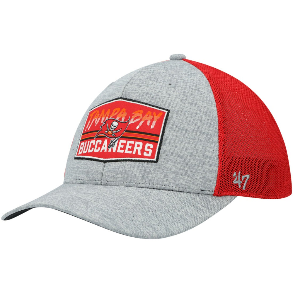 Tampa Bay Buccaneers '47 Motivator Flex Hat - Heathered Gray/Red - 47 brand